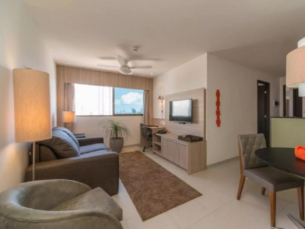 Excelente Flat Em Boa Viagem 2 Quartos Beach Class Ideal Para Familia Ou Viagens De Negocio Nob1804 Recife Bagian luar foto